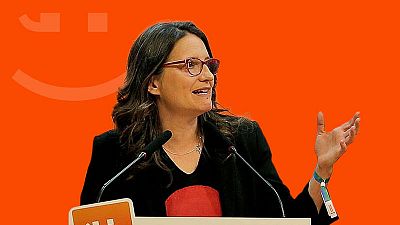 Mónica Oltra, vicepresidenta de la Generalitat Valenciana y candidata a la presidencia de esta comunidad por Compromís.