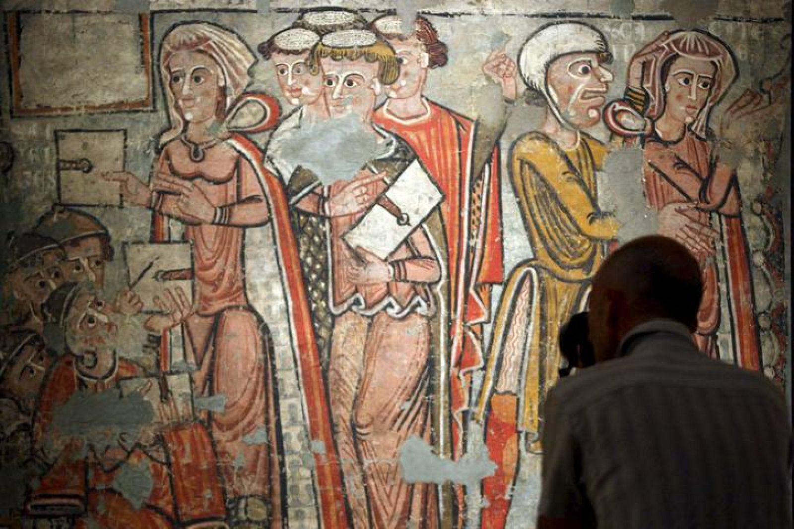 Un mural del siglo XIII, nueva pieza del Museo Nacional de Arte de