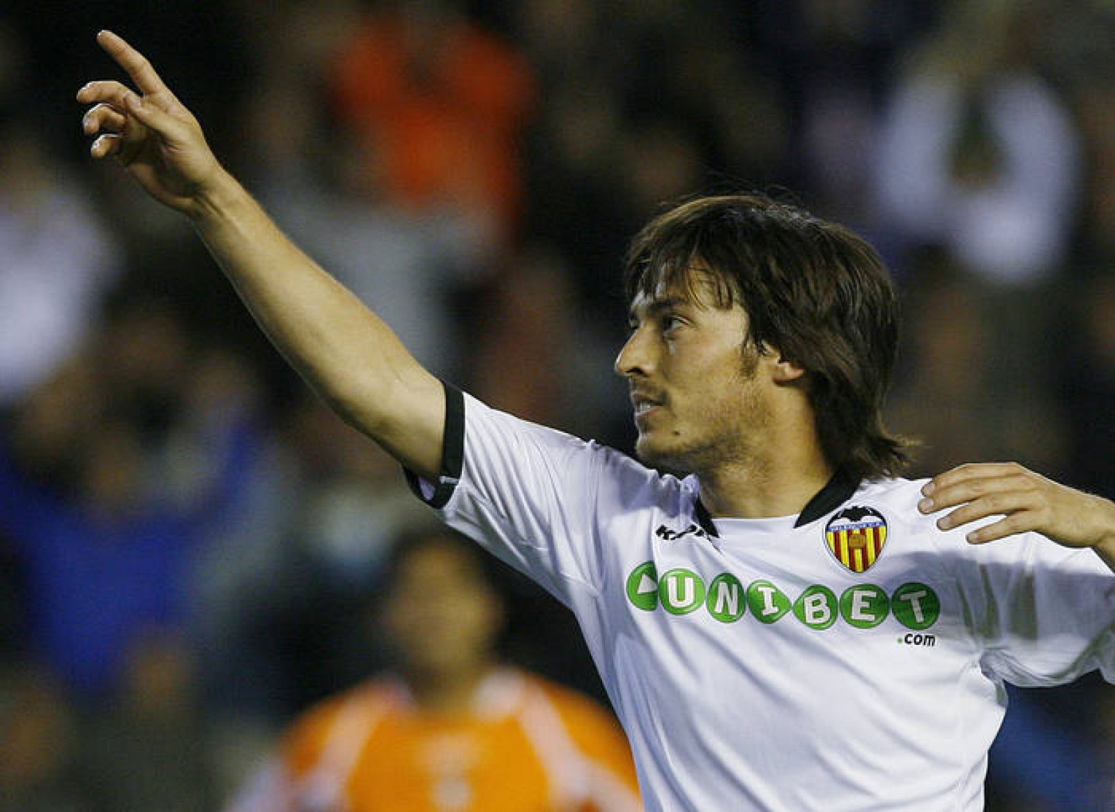 Silva celebrando un gol con el Valencia (Foto: Reuters).