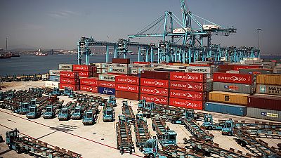Puerto de Algeciras durante la huelga de estibadores de 48 horas Puerto de Algeciras durante la huelga de estibadores de 48 horas
