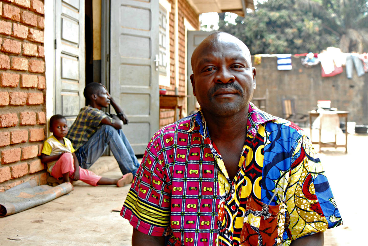 Benjamin Amonde, vecino de Kokolo. Foto: M.J. AGEJAS