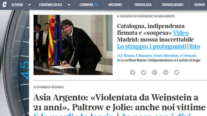 Corriere della Sera: