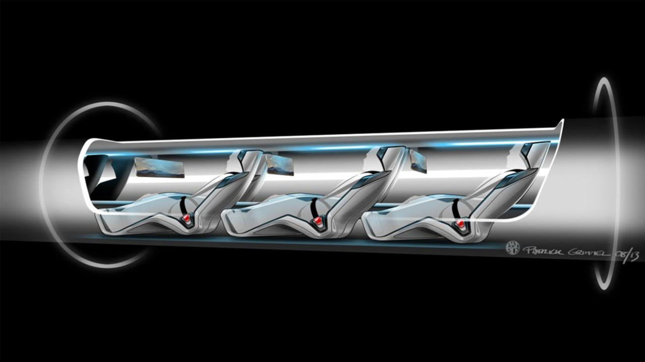 Diseño previo de la configuración del interior de las cápsulas, en las que viajarían 28 pasajeros.
