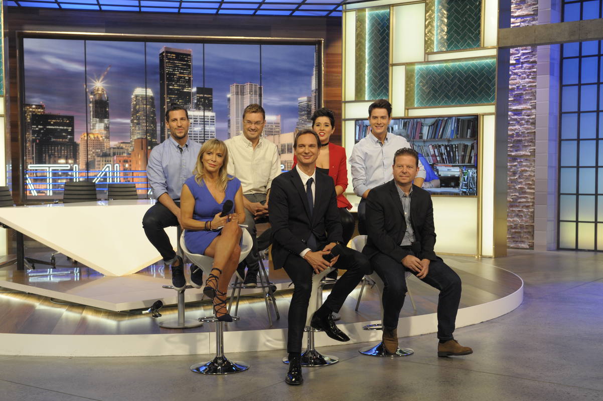El equipo de 'Hora Punta', el nuevo programa de La 1, capitaneado por Javier Cárdenas