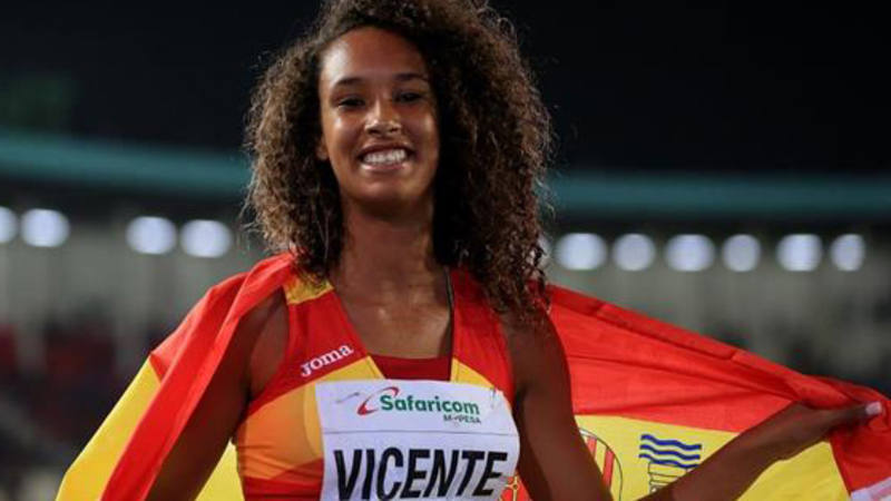 Atletismo La española María Vicente récord mundial sub 18 de