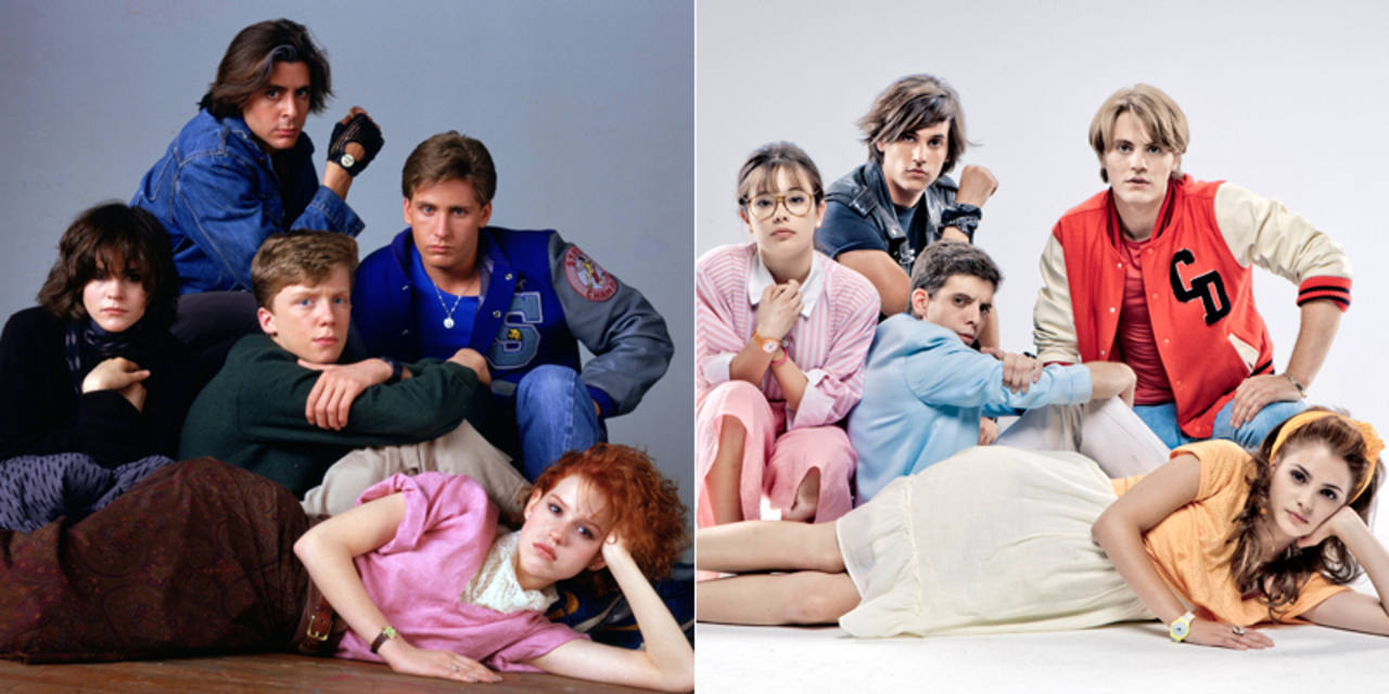 Fotos de 'El club de los cinco' y 'Promoción fantasma', que demuestran la influencia de Hughes en el cine actual