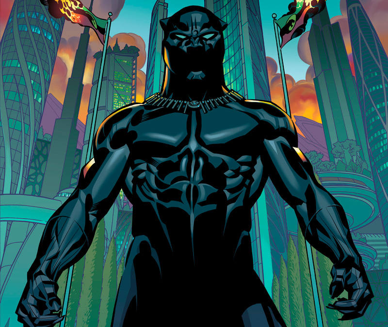 Fragmento de una portada de Pantera Negra dela etapa de Ta-Nehisi Coates