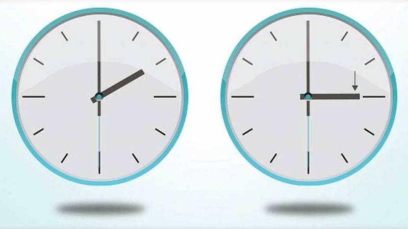 Una hora menos el domingo