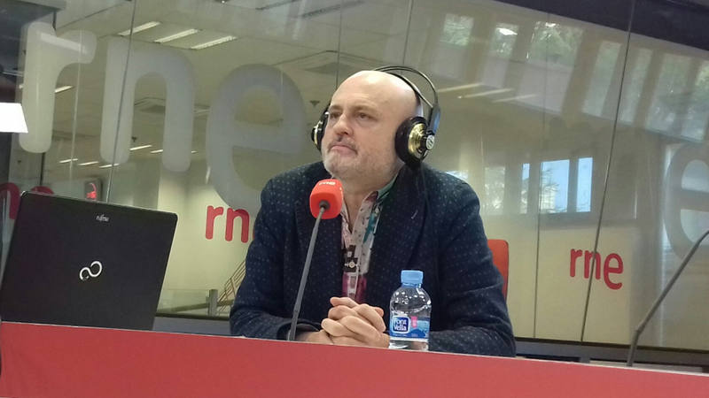 Juan Carlos Pérez de la Fuente, en un momento de la entrevista.