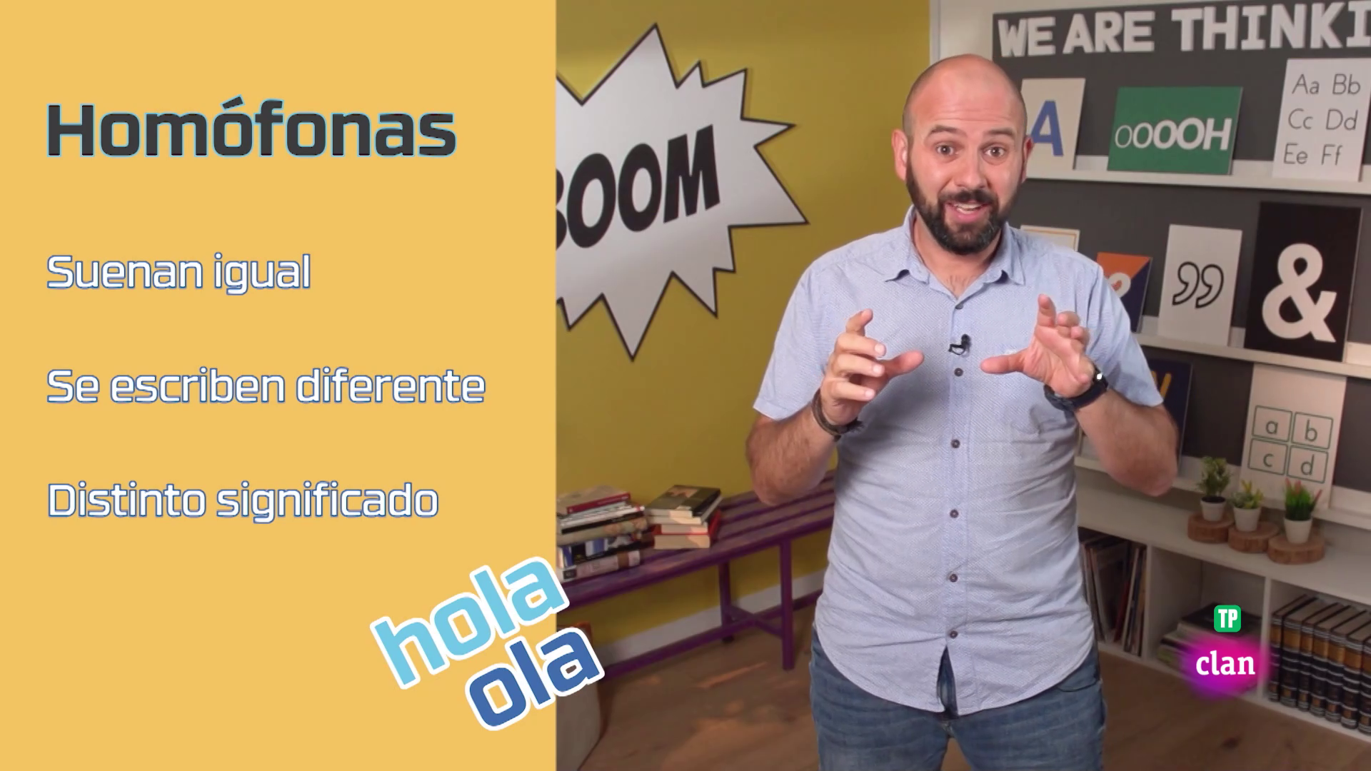 Aprendemos en Clan LENGUA Palabras homófonas RTVE es