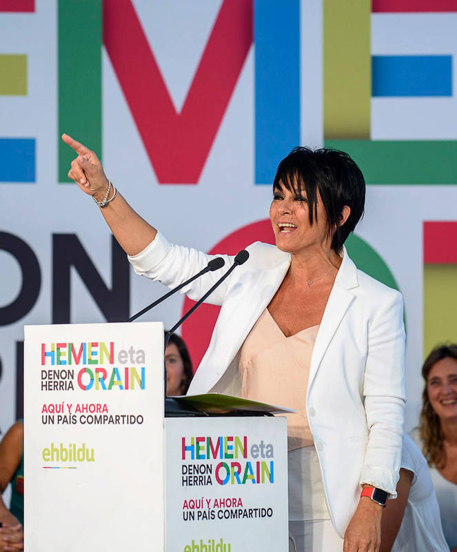Maddalen Iriarte, cabeza de lista de EH Bildu en Gipuzkoa