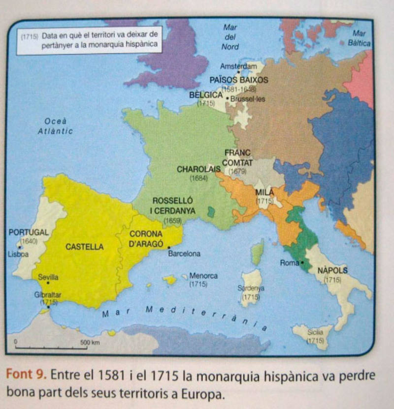 Mapa de 1715 e los que se evita el nombre de