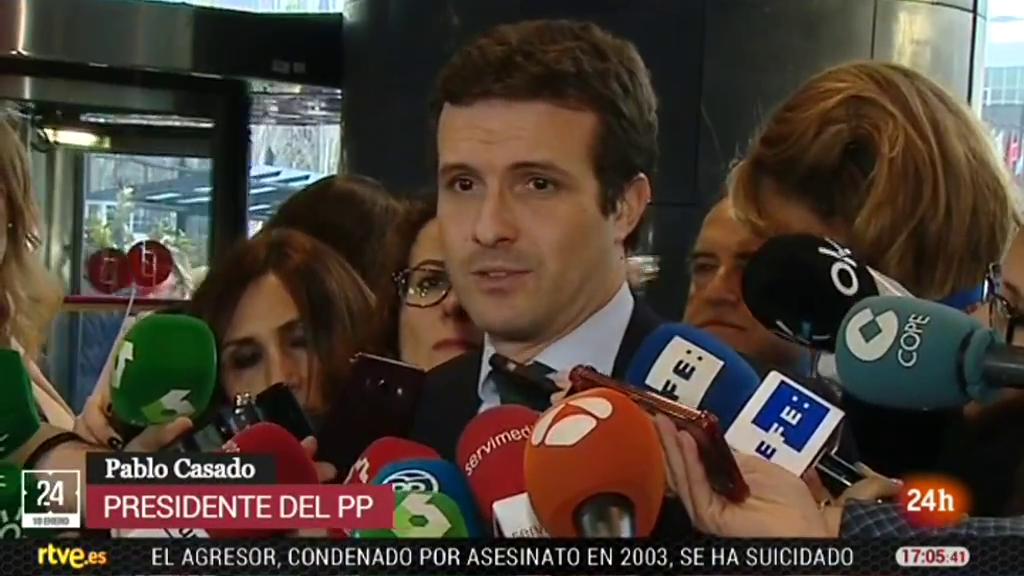 España en 24h Pablo Casado a su llegada a la Convención Nacional del