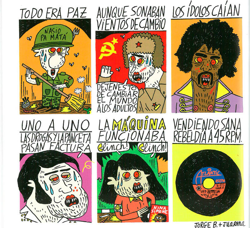 Página de 'Historia inventada del punk'
