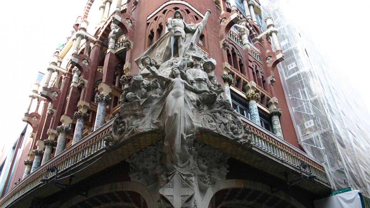 El Palau de la Música Catalana, seu de l'Orfeó Català