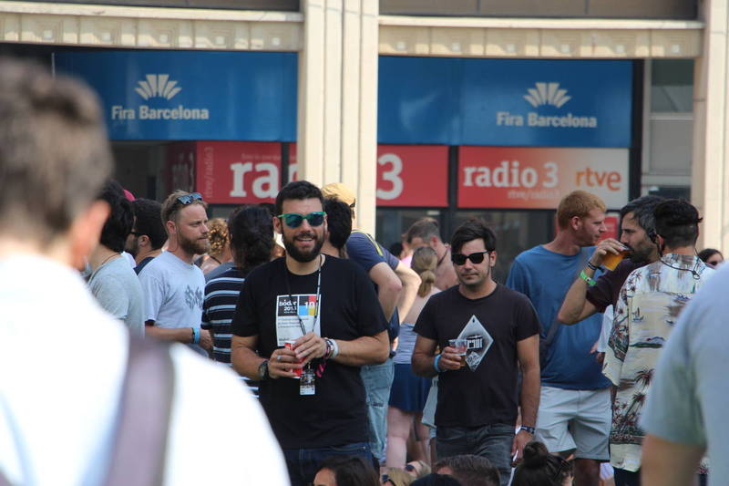 Stand de Radio 3 en el Sónar 2017