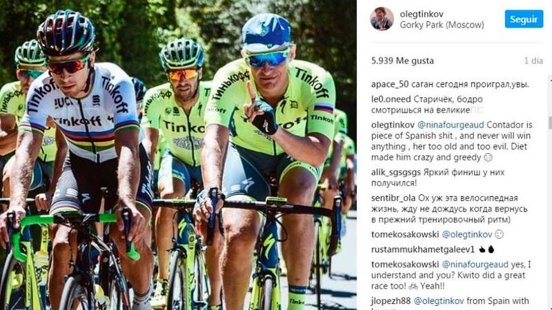Tinkov ataca a Contador
