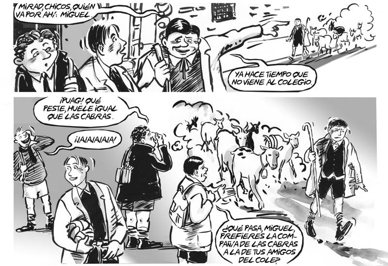 Viñetas de 'La voz que no cesa'