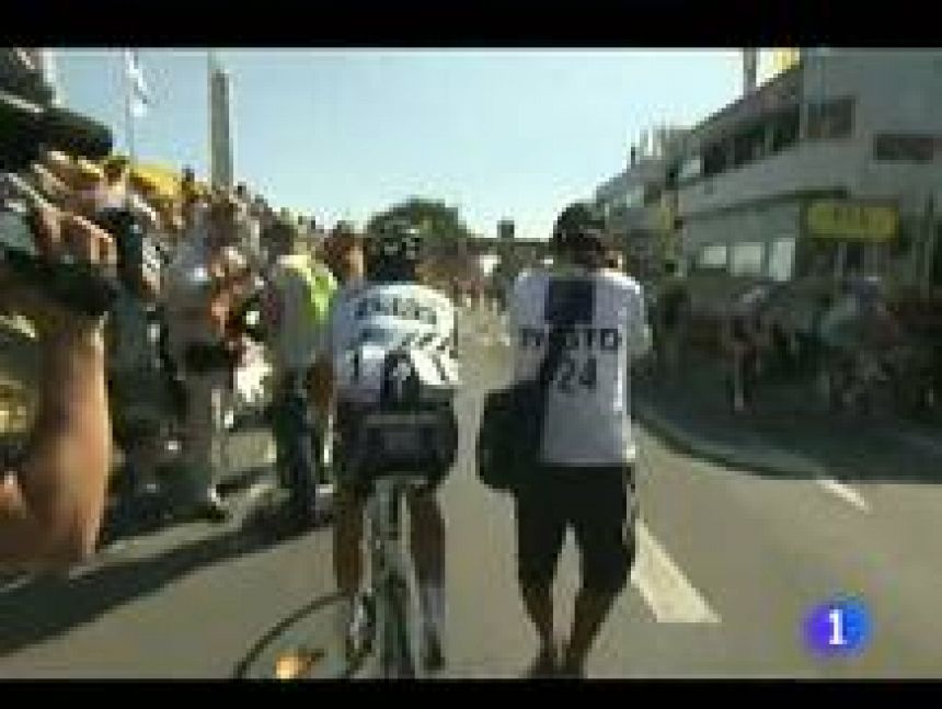 Contador empieza el Tour con mal pie