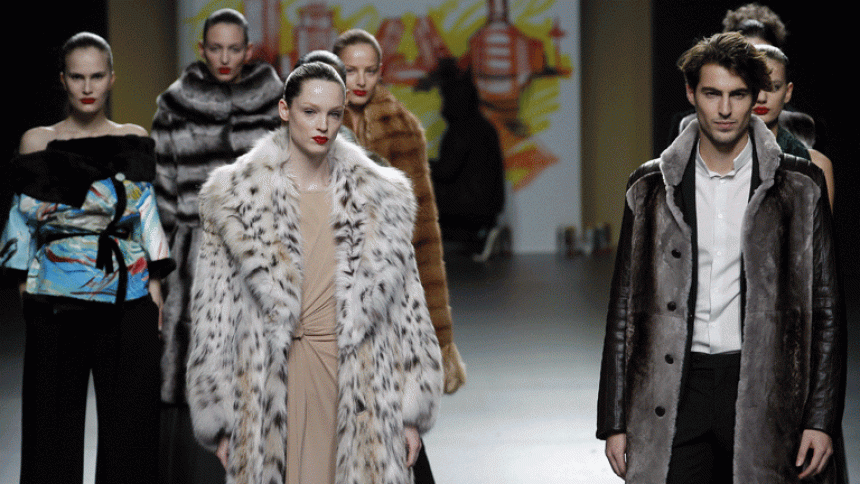 Piel en los desfiles de Jes&uacute;s Lorenzo y Miguel Marinero