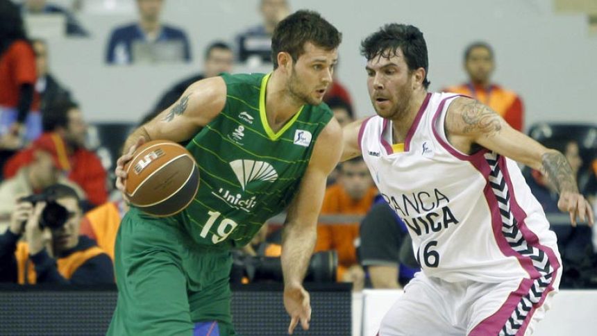 Unicaja M&aacute;laga 65-77 Cajasol Banca C&iacute;vica 