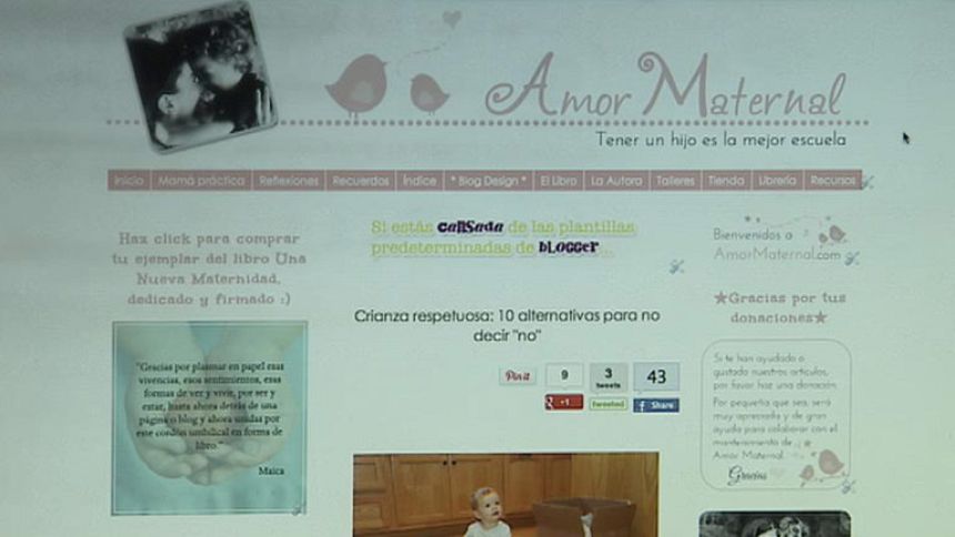 Compartir experiencias de maternidad y educaci&oacute;n en la red