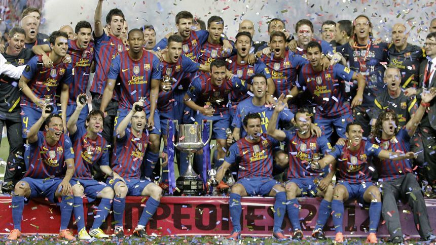 El Barcelona, campe&oacute;n de la Copa del Rey 2012