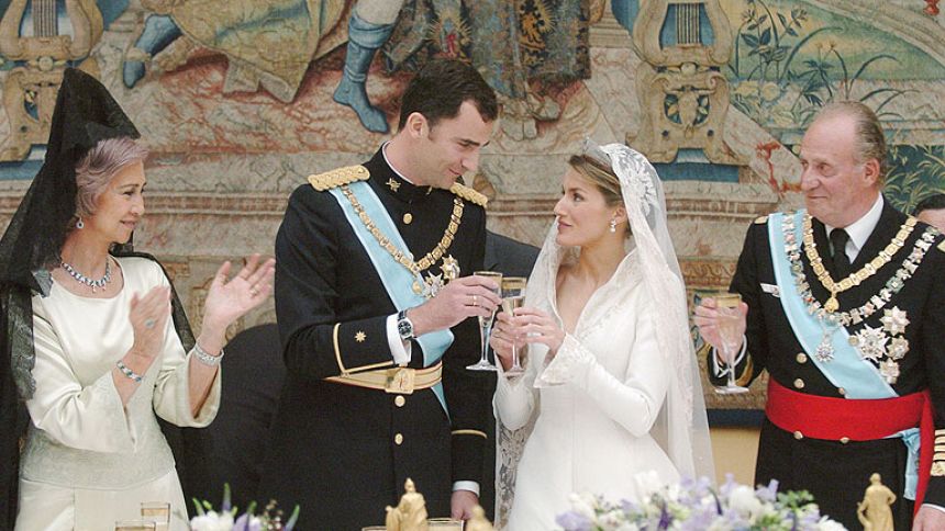 Resumen de la boda de los pr&iacute;ncipes de Asturias