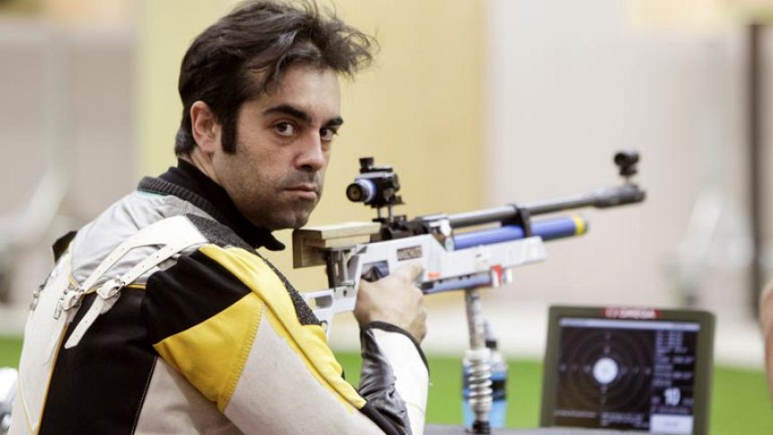 Saavedra, la primera medalla del tiro paral&iacute;mpico