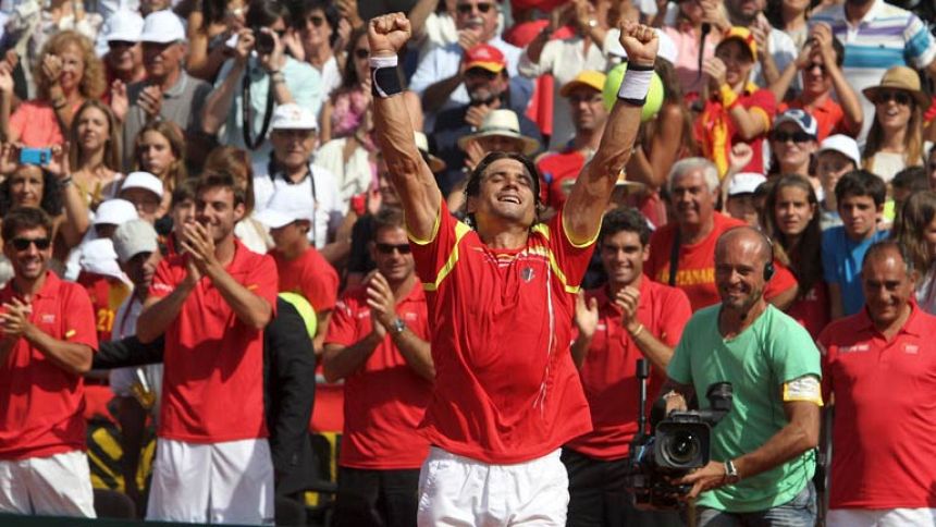 Ferrer logra el punto que pone a Espa&ntilde;a en su novena final de Copa Davis