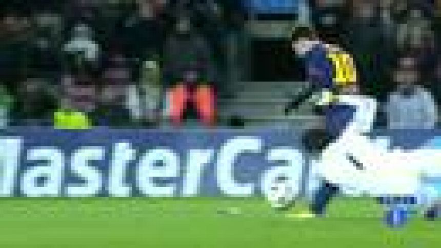 Messi da el susto en un partido gris ante el Benfica