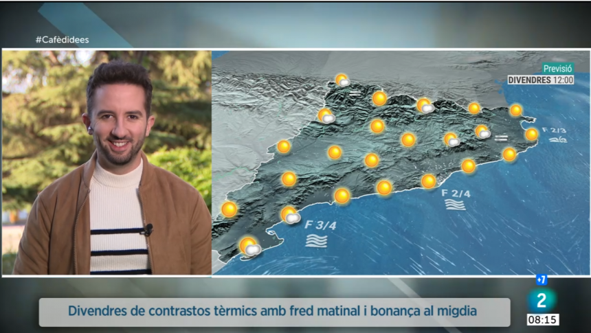 El Temps – Cap de setmana dolç abans d'un Sant Jordi canviant i fred