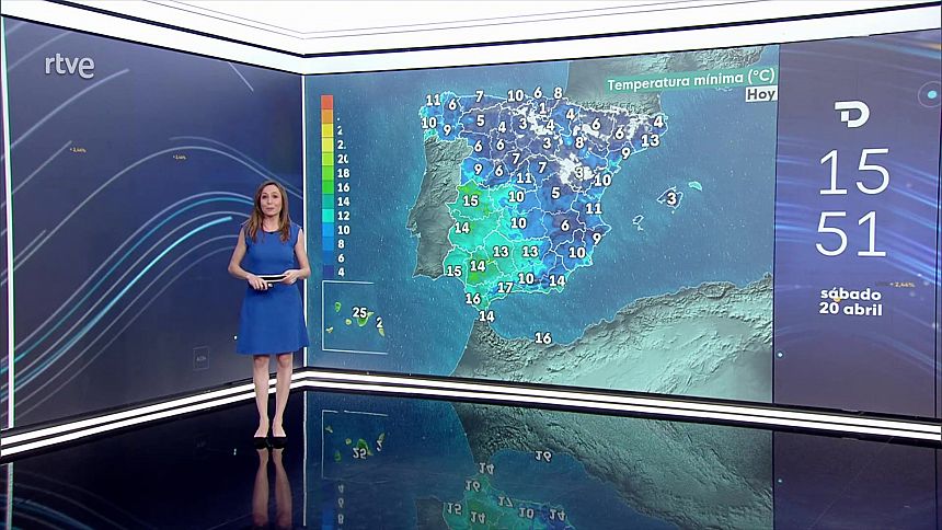 Intervalos de viento fuerte en el Estrecho, Alborán, litoral noroeste de Galicia, Cantábrico occidental y Ampurdán