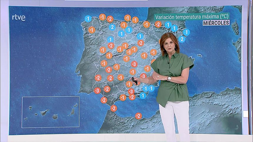 Posibles chubascos acompañados de tormenta en el nordeste de Cataluña, interiores de Castellón y entorno de la Cantábrica