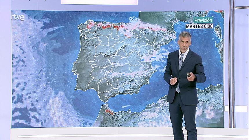 Chubascos y tormentas localmente fuertes en zonas de la meseta sur, sur del sistema Ibérico y Pirineo catalán
