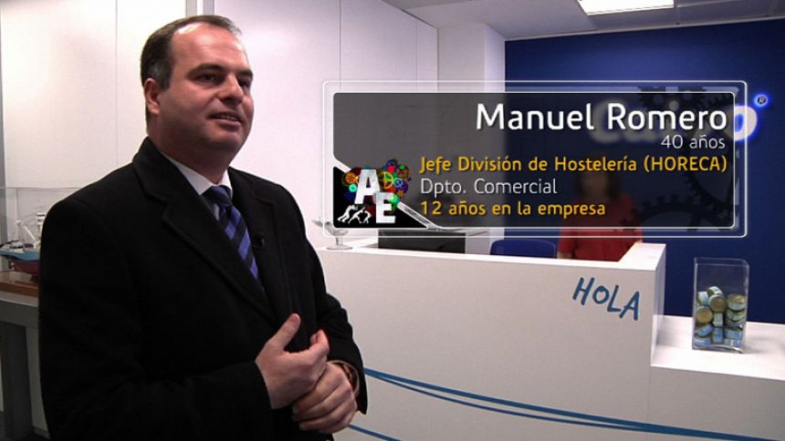 Manuel Romero (40 años), Jefe División de Hostelería