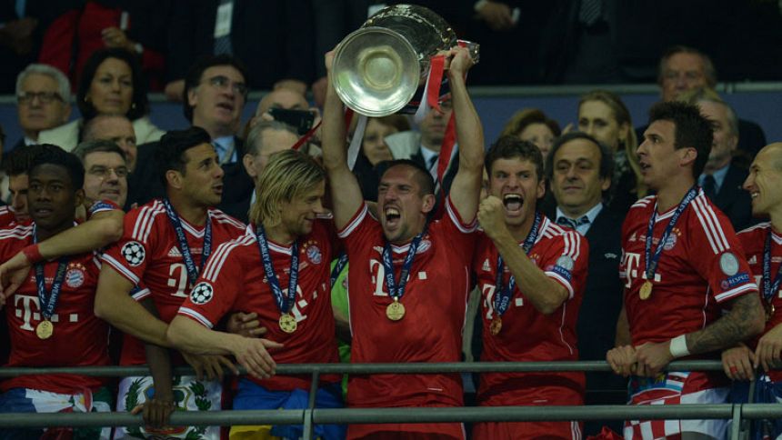Robben le da al Bayern su quinta Champions