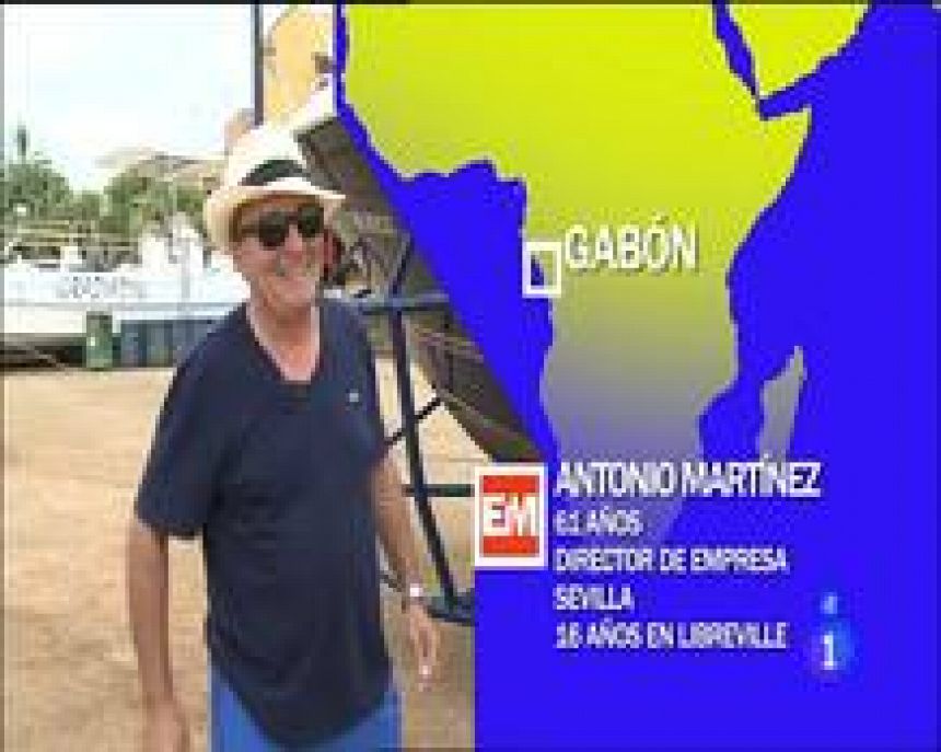 Españoles en el mundo - Gabón - Antonio