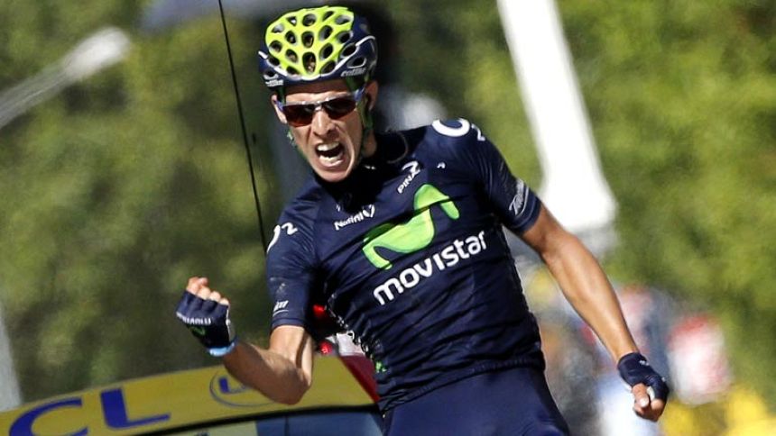 El portugu&eacute;s del Movistar Rui Costa se hace con la etapa 16 del Tour
