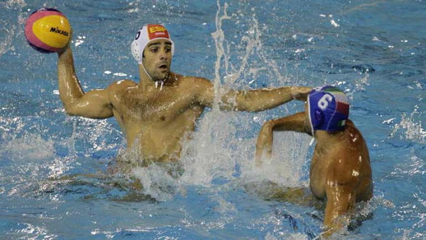Waterpolo masculino. Cuartos. Espa&ntilde;a - Italia
