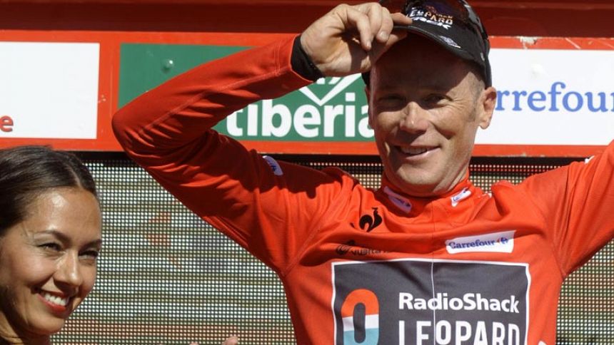 Chris Horner, líder de la Vuelta a los 41 años