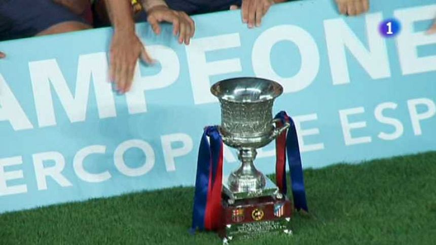 Fútbol - Supercopa de España 2013 - Partido de vuelta: F.C. Barcelona - At. Madrid
