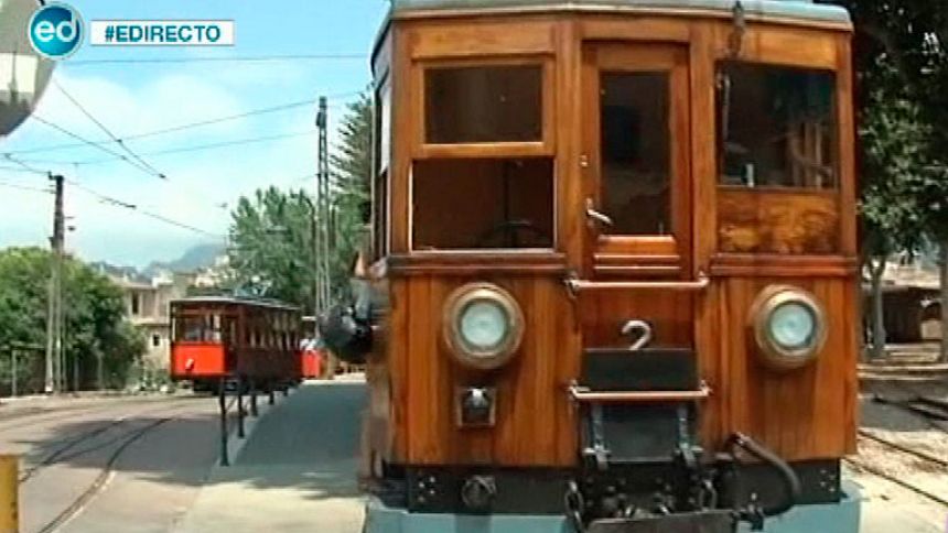 España Directo- Nos subimos al tren de Mallorca