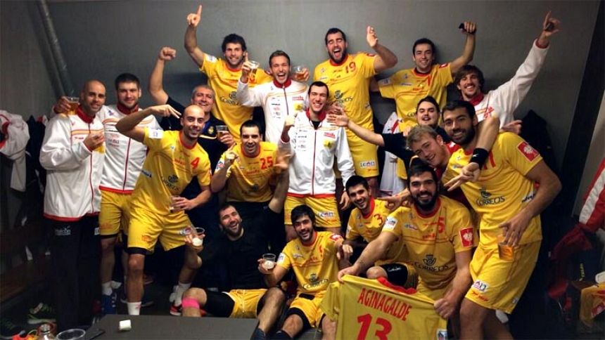 Los 'Hispanos' brindaron por el bronce del Europeo