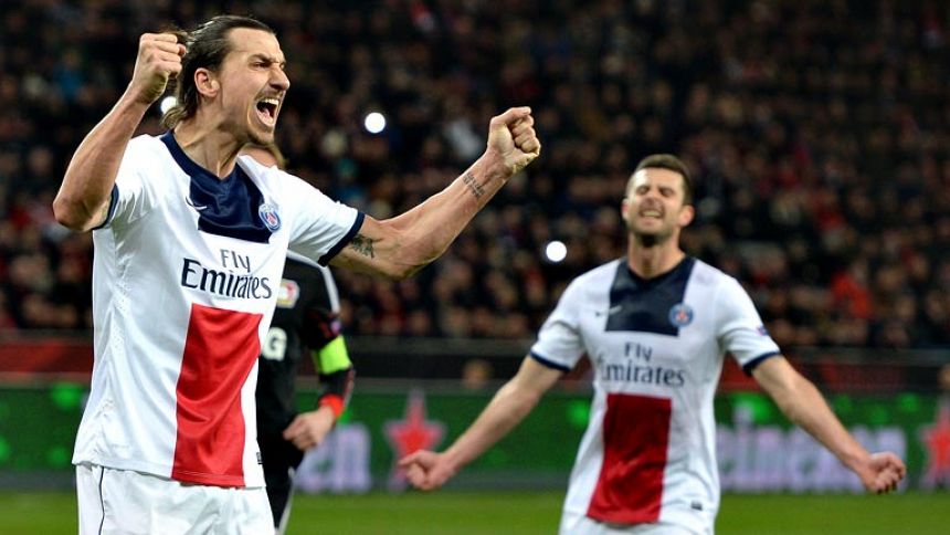 Ibrahimovic lleva al PSG a las puertas de los cuartos de final