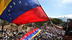Capriles encabeza una nueva protesta contra el Gobierno de Maduro en Venezuela