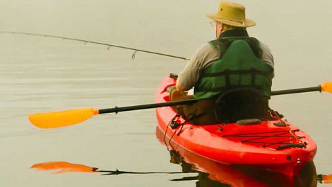 Pesca desde kayak en Levante