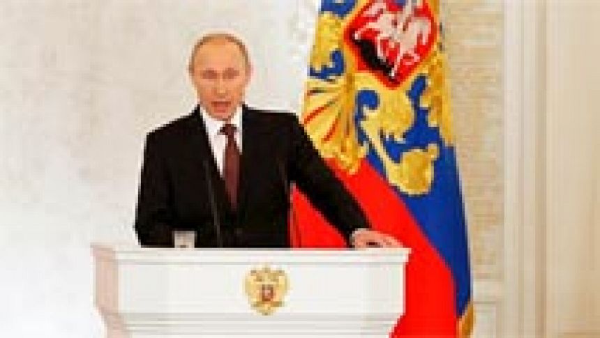 Putin justifica la aceptación de la adhesión de Crimea: "Crimea siempre ha sido rusa"