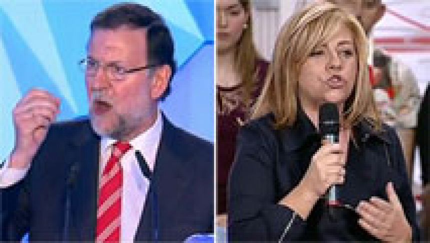 Rajoy pide "no volver a la pesadilla" y Valenciano advierte sobre "la dereha más antigua"