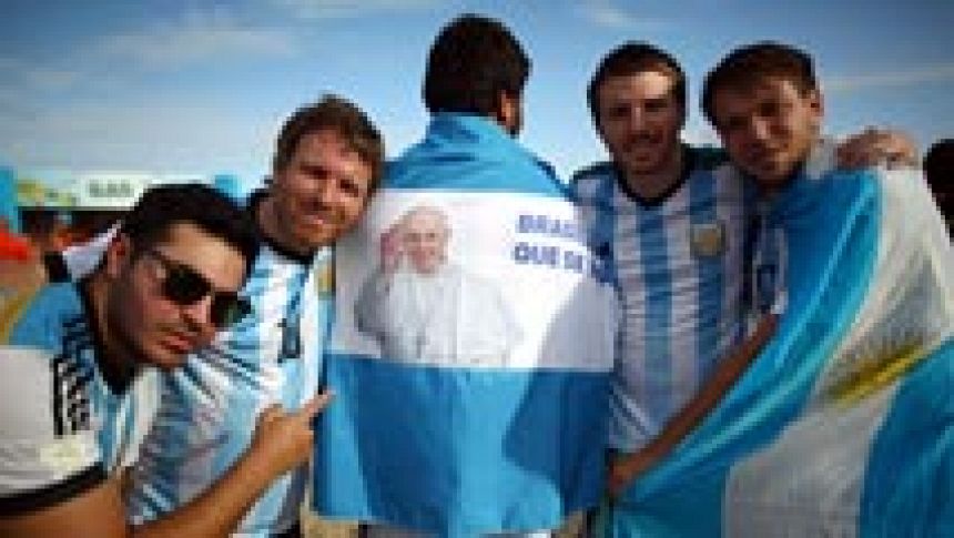 Toda Argentina sueña con la victoria 'albiceleste'